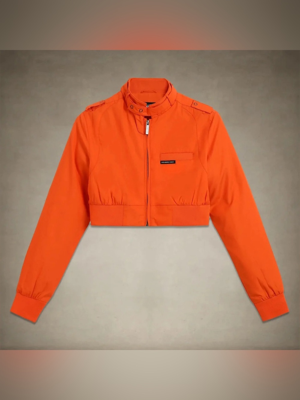 Women's Mini Cropped Racer Jacket